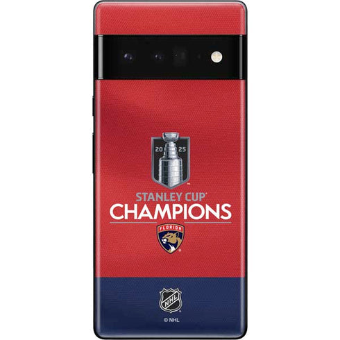 2025 Stanley Cup Champions Florida Panthers Google Pixel 6 Pro Skin